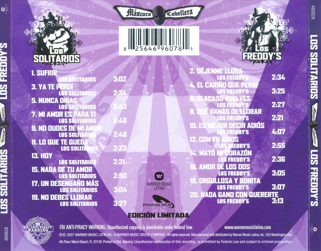 Mascara vs. Cabellera cover art