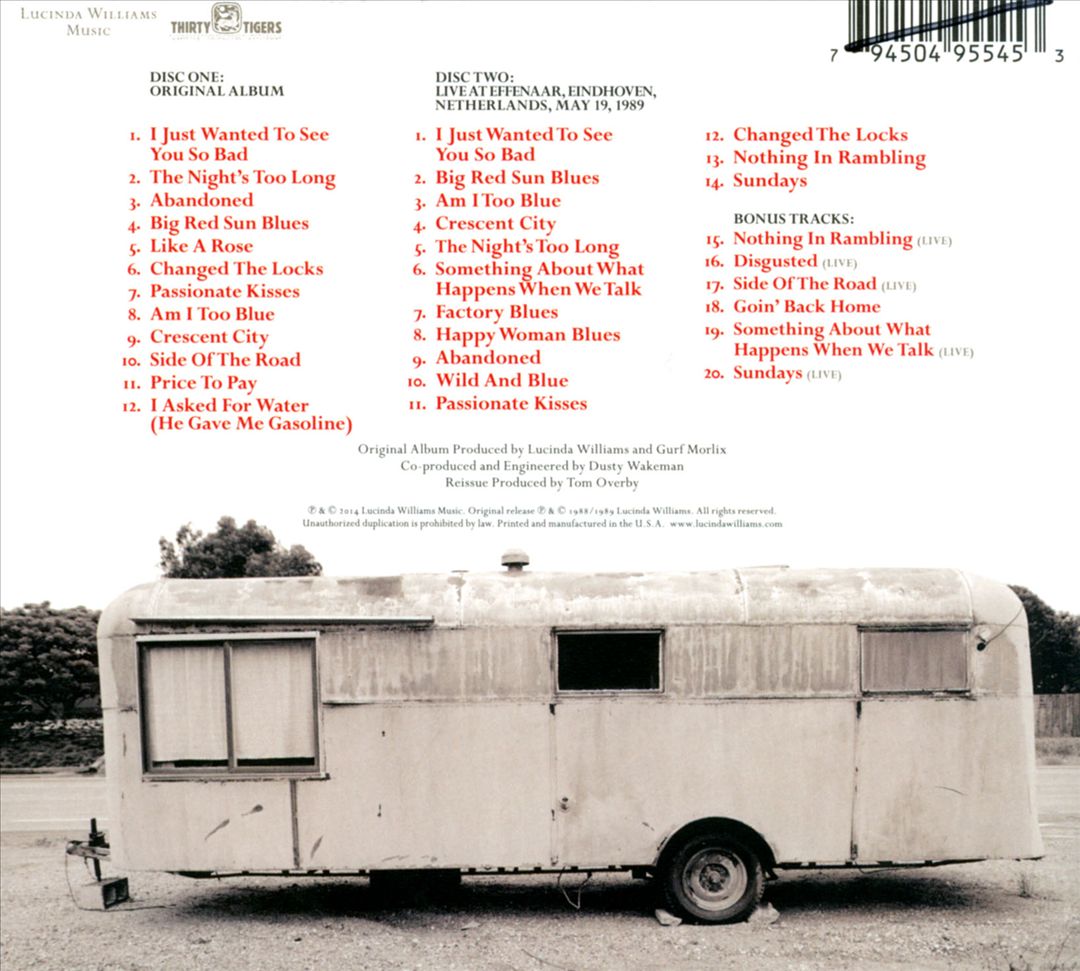 Lucinda Williams cover art