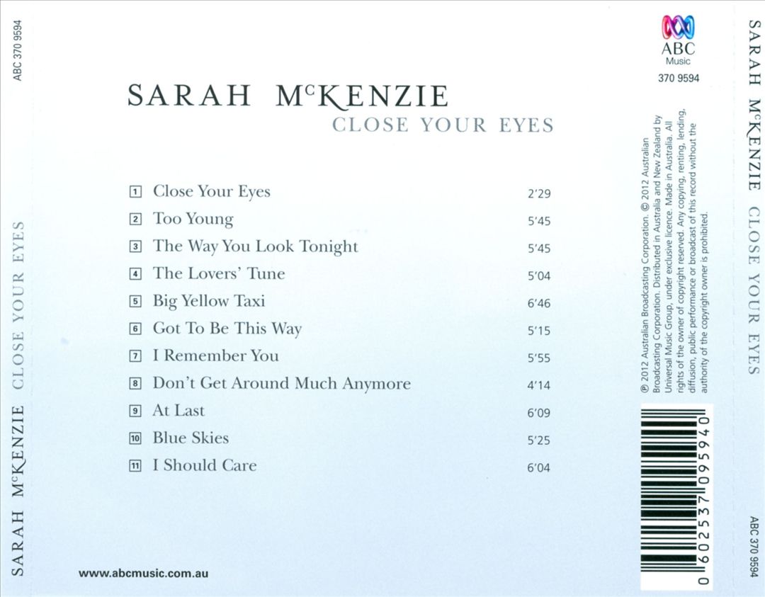 Close Your Eyes cover art