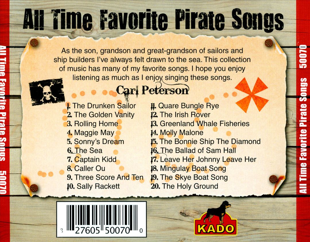 All Time Favorite Pirate Songs cover art