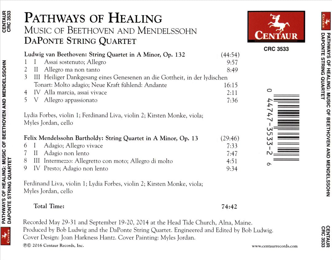Pathways to Healing: Music of Beethoven and Mendelssohn cover art