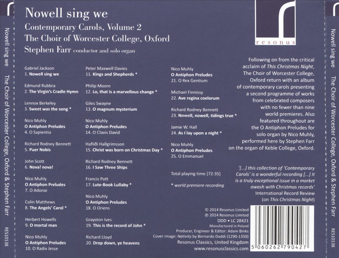 Nowell Sing We: Contemporary Carols, Vol. 2 cover art