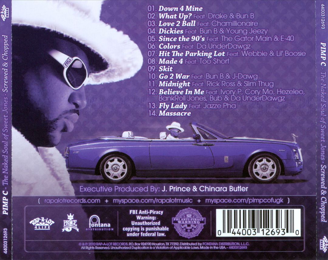 Naked Soul Of Sweet Jones: Screwed & Chopped cover art