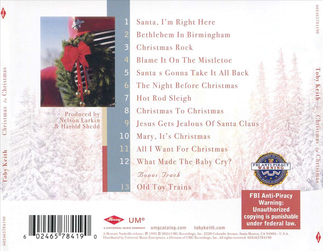 Christmas to Christmas cover art