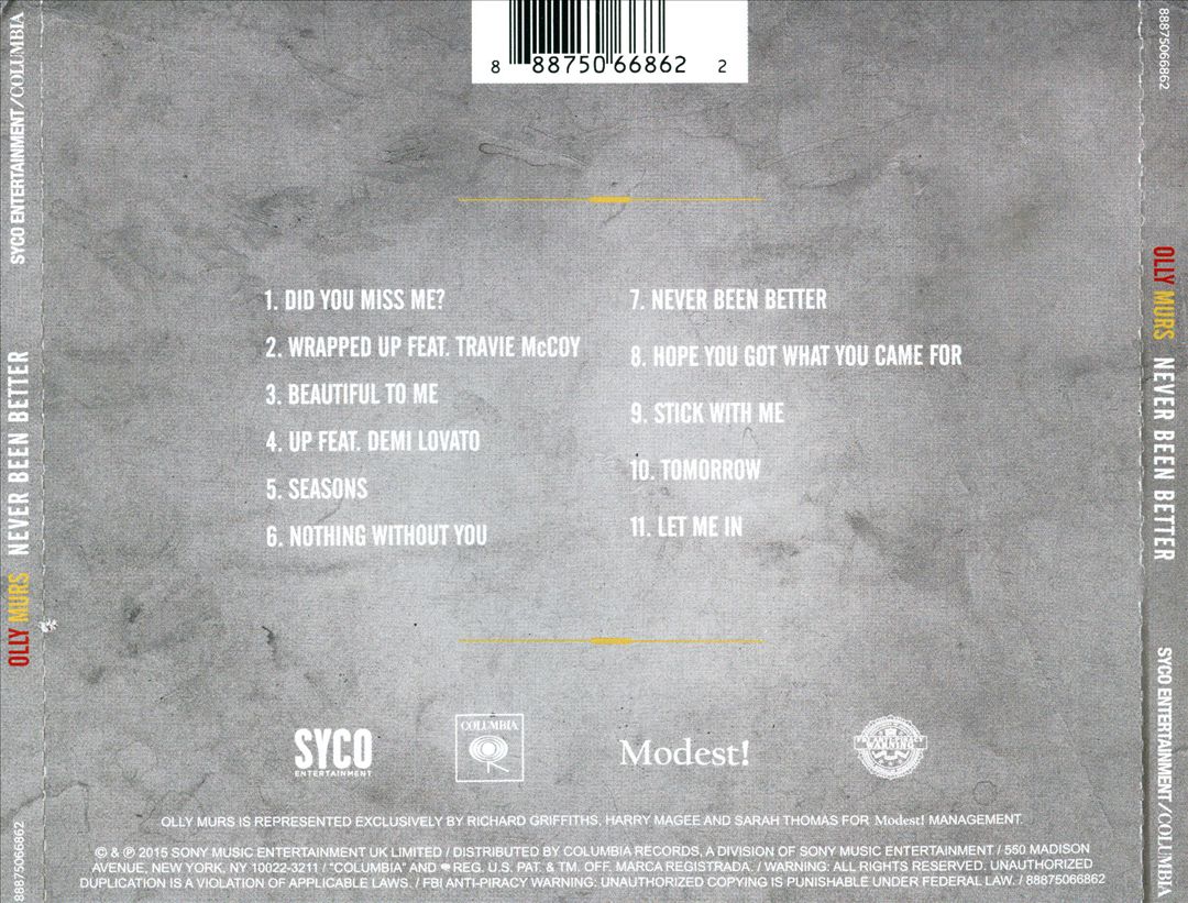 Never Been Better cover art