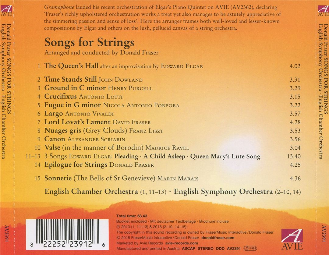 Songs for Strings cover art