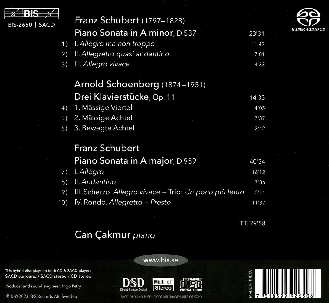 Schubert + Schoenberg, Vol. 1 cover art