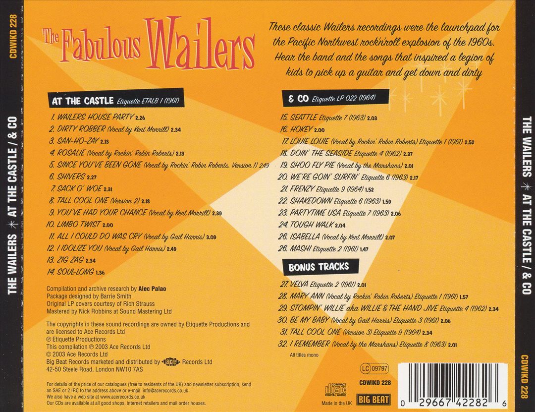 Fabulous Wailers at the Castle/The Wailers and Co. cover art