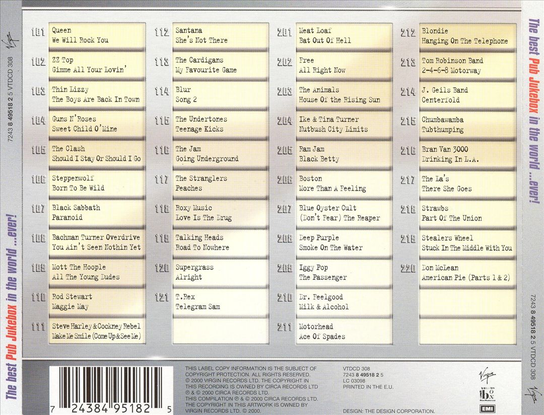 Best Pub Jukebox in the World...Ever! cover art