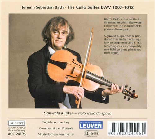 Bach: Cello Suites cover art
