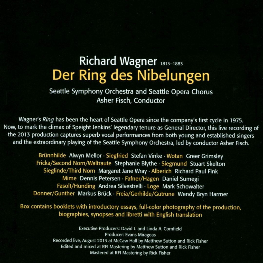 Wagner: Der Ring des Nibelungen cover art