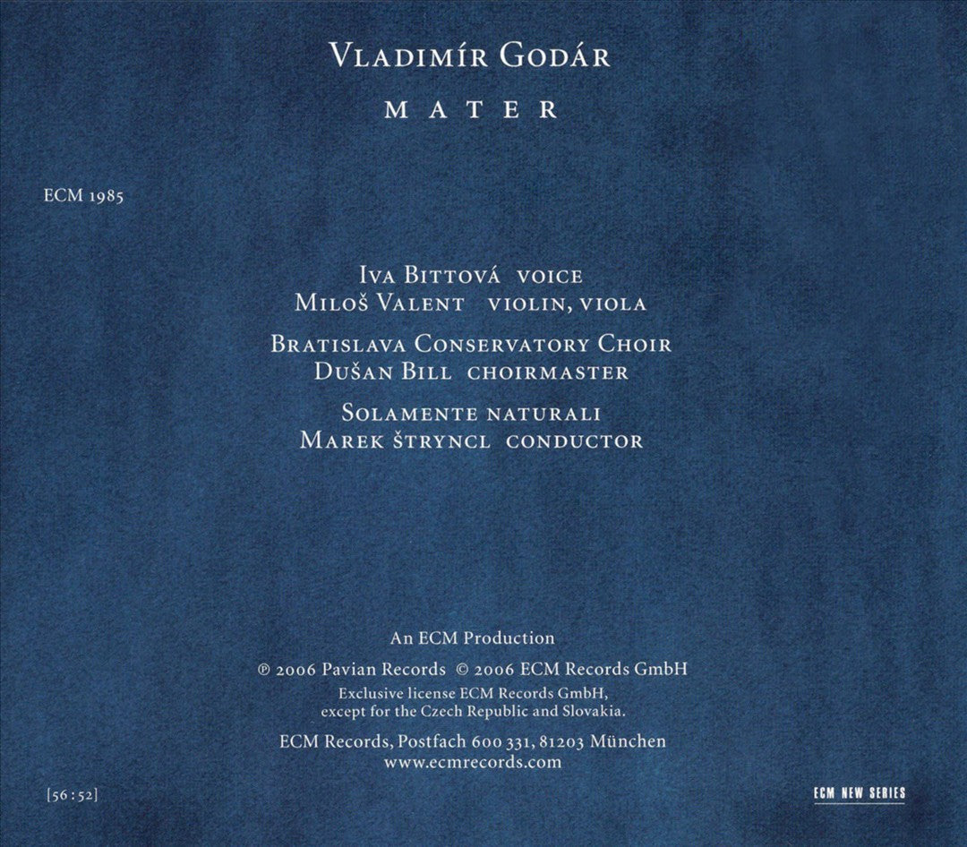 Vladimír Godár: Mater cover art