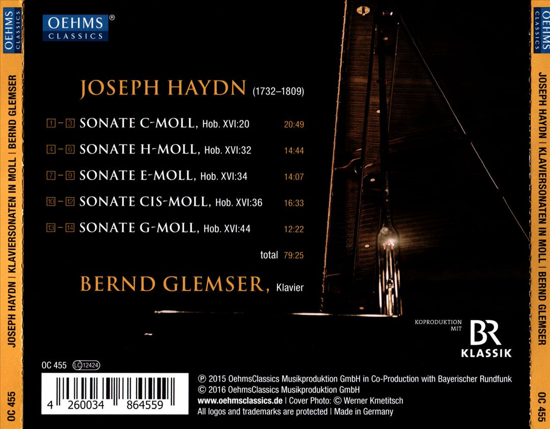 Joseph Haydn: Sonaten in Moll cover art