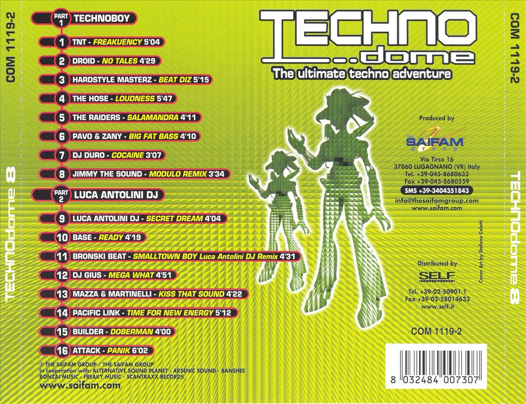 Techno Dome, Vol. 8 cover art