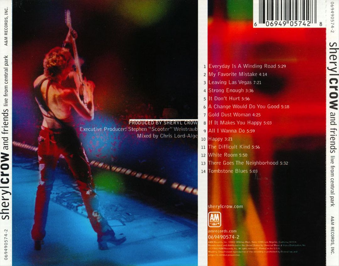 Sheryl Crow and Friends: Live in Central Park cover art