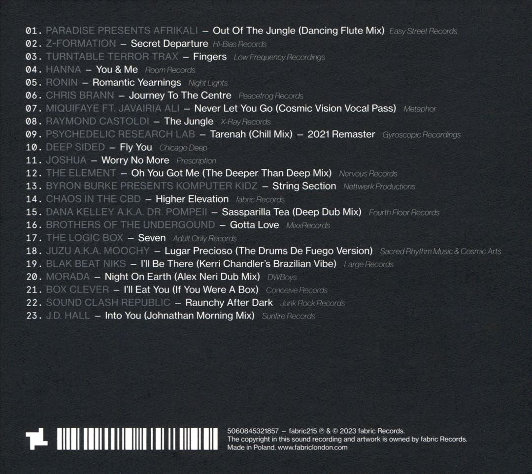 Fabric Presents Chaos in the CBD cover art