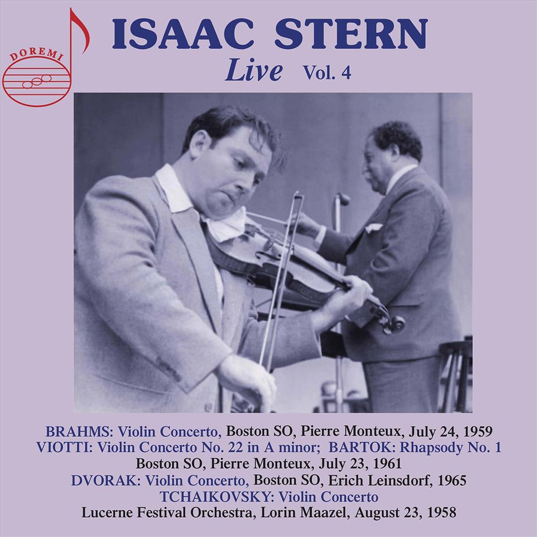 Isaac Stern Live, Vol. 4 cover art