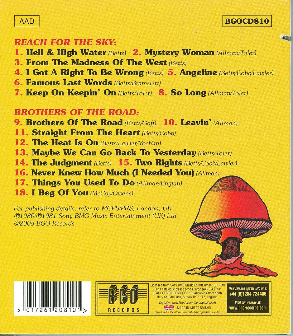 Reach for the Sky/Brothers of the Road cover art
