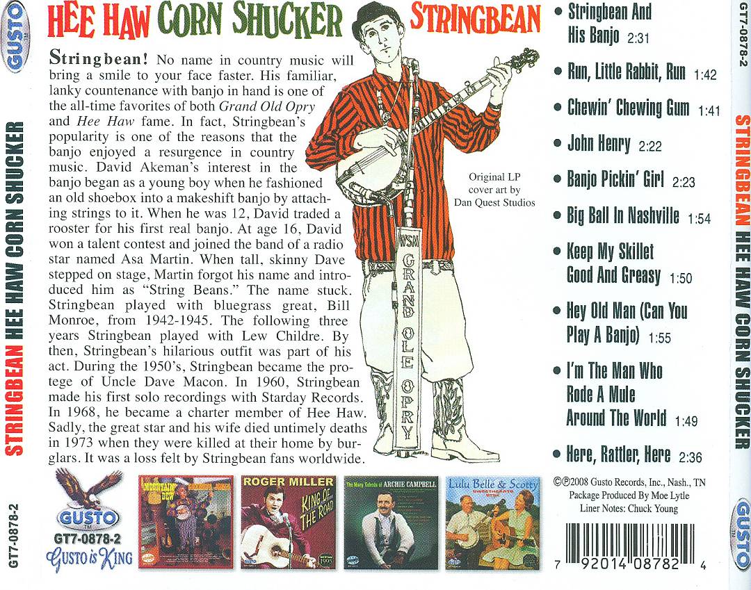 Hee Haw Cornshucker cover art