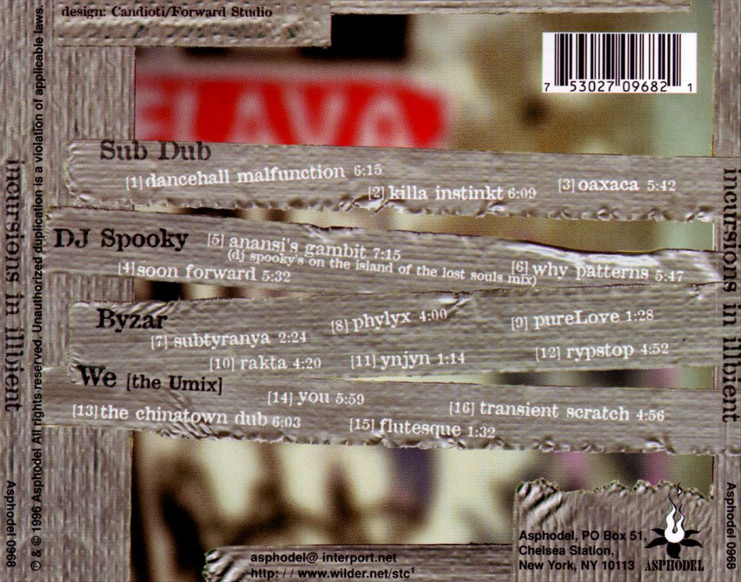 Incursions in Illbient cover art