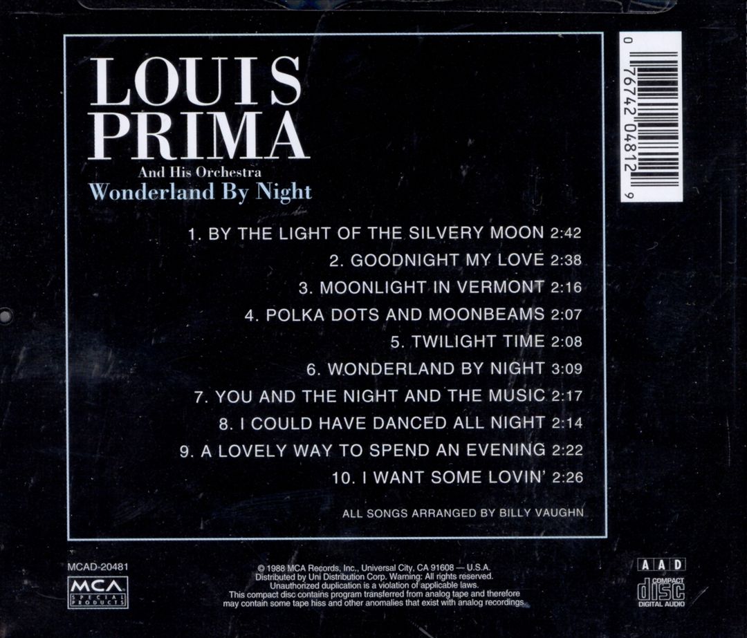 Wonderland by Night cover art