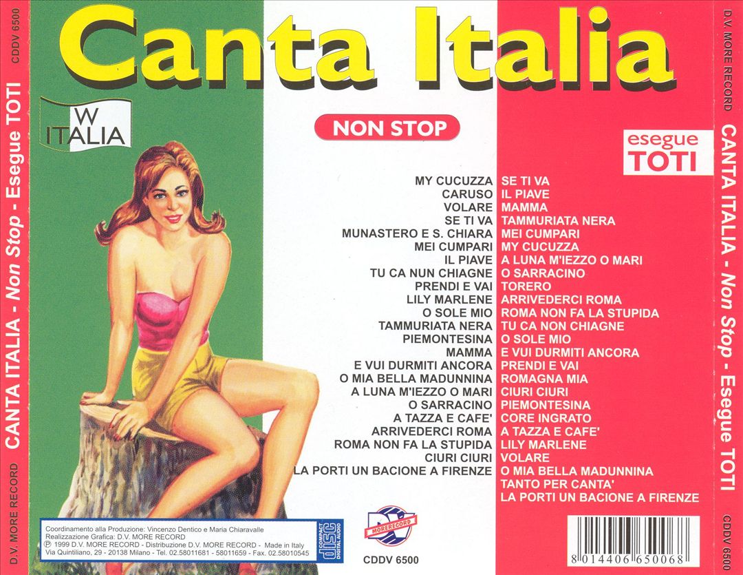 Canta Italia: Non Stop cover art