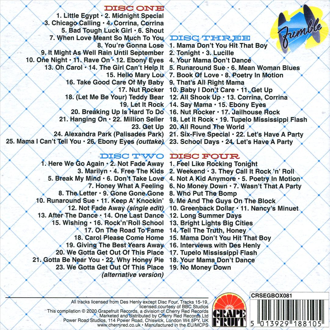 Not Fade Away: Complete Recordings 1964-1982 cover art
