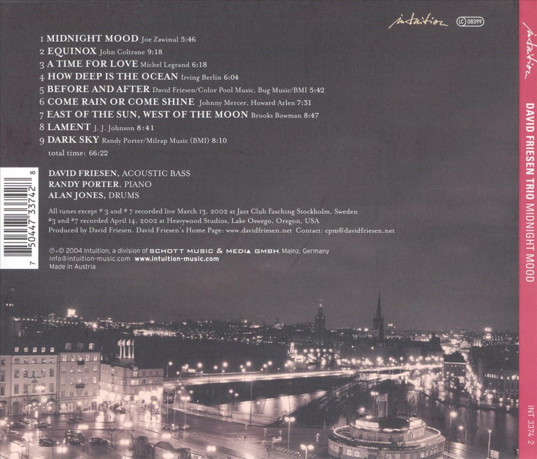 Midnight Mood: Live in Stockholm cover art