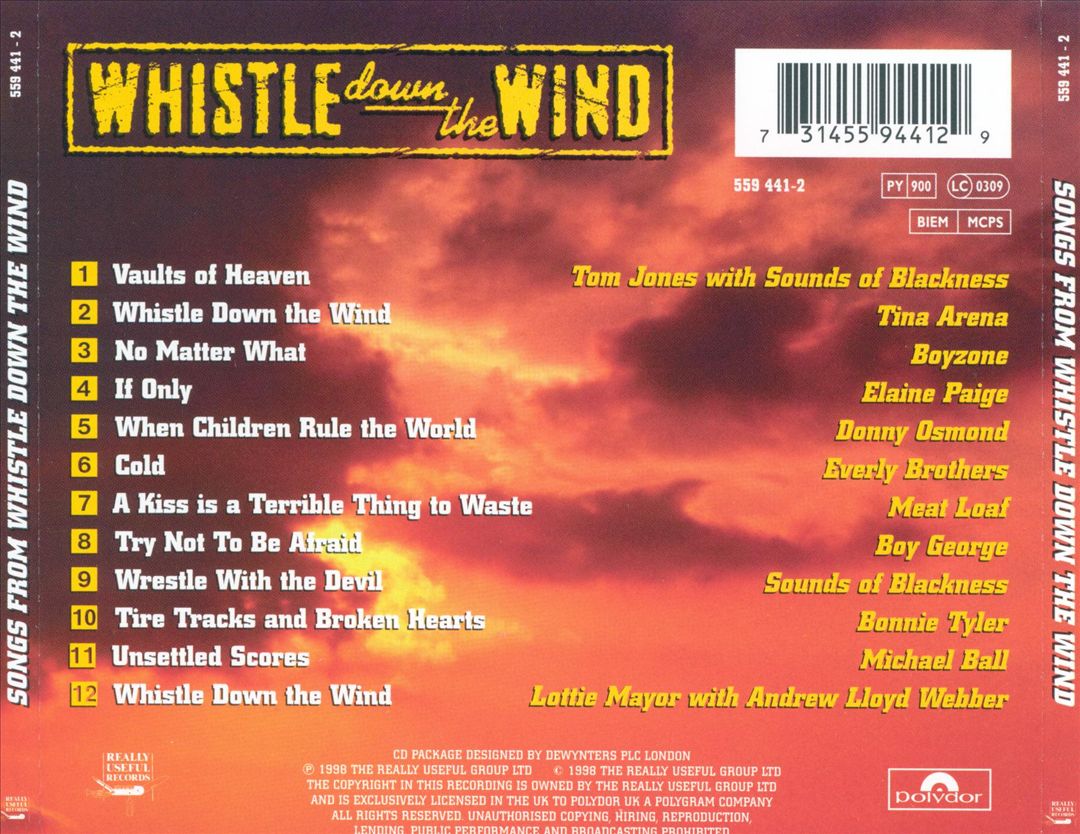 Whistle Down the Wind (Songs From) cover art
