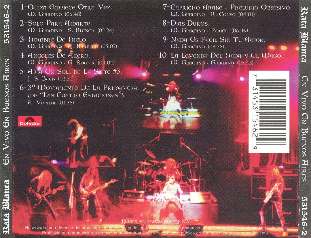 En Vivo en Buenos Aires cover art