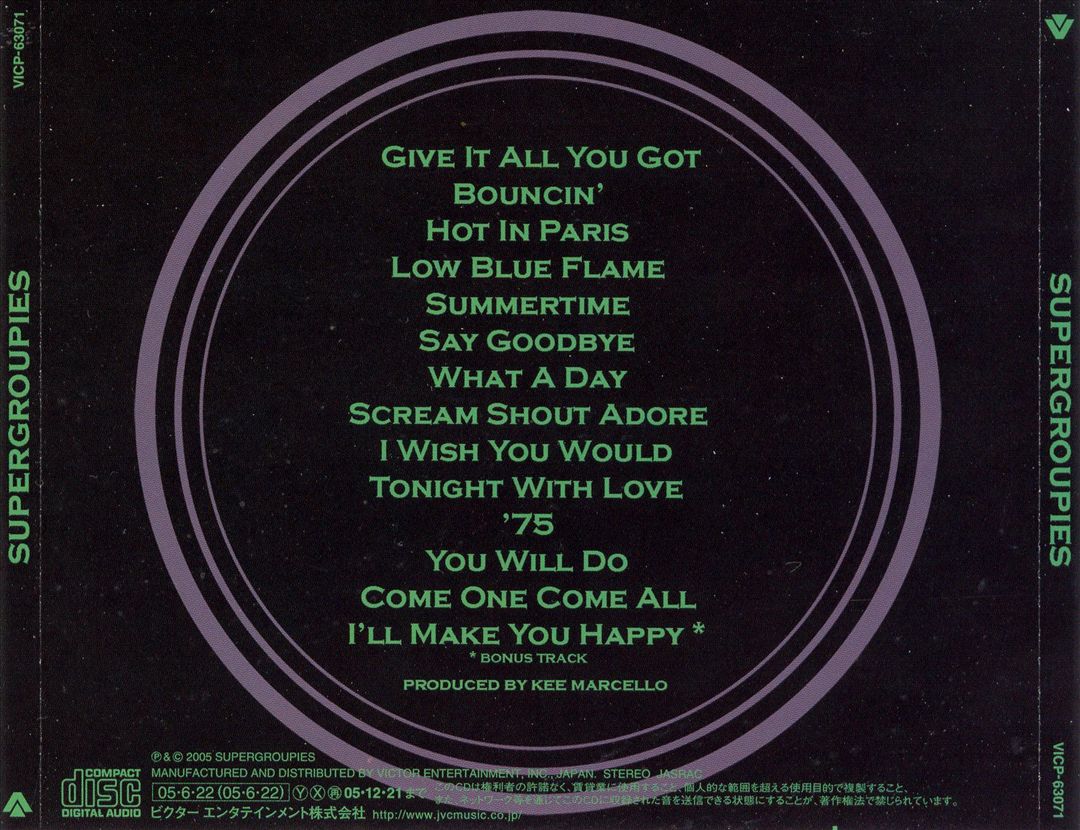 Supergroupies cover art