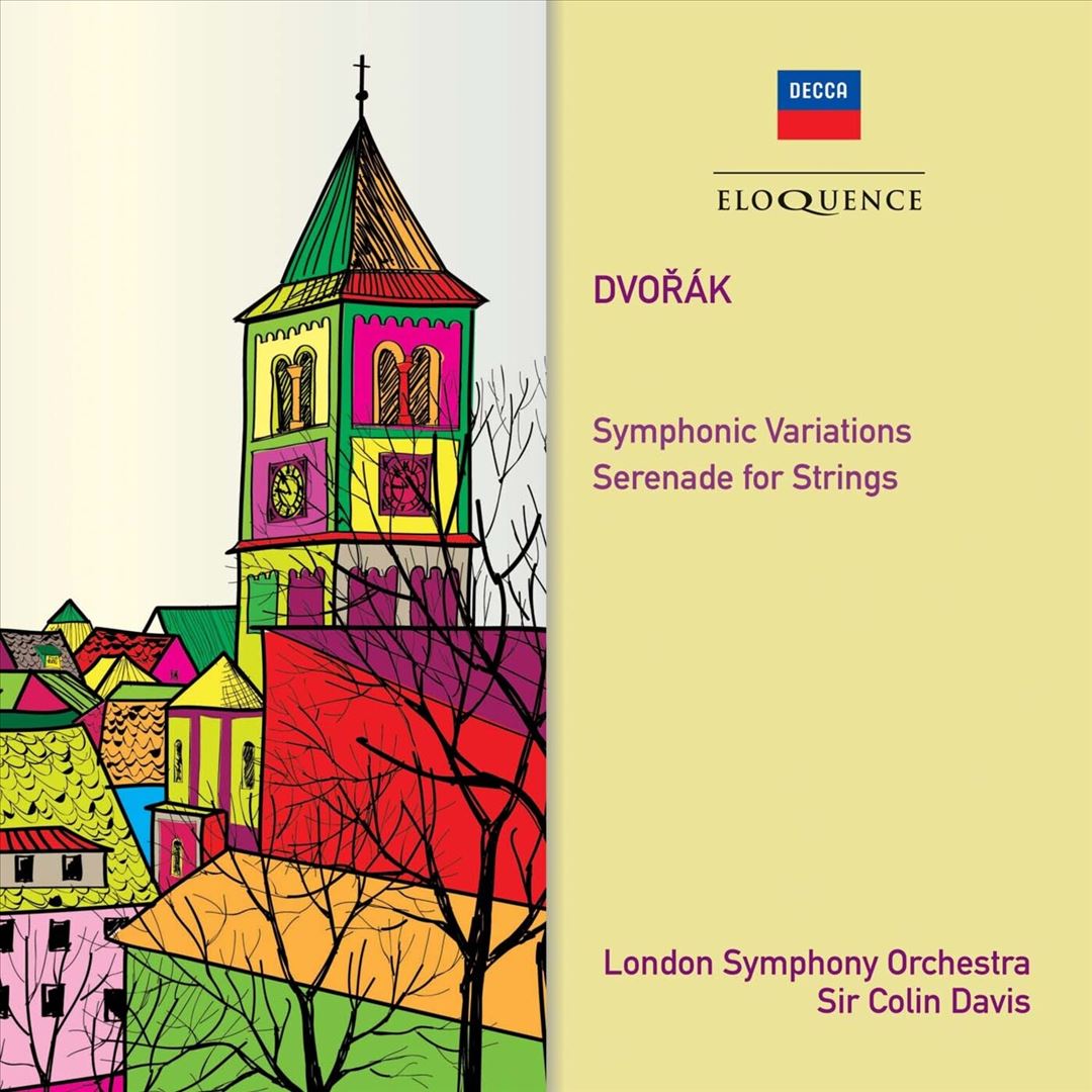 Dvorak: Symphonic Variations; Serenade For Strings cover art