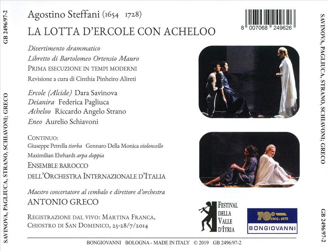 Agostino Seffani: La Lotta d'Ercole con Acheloo cover art