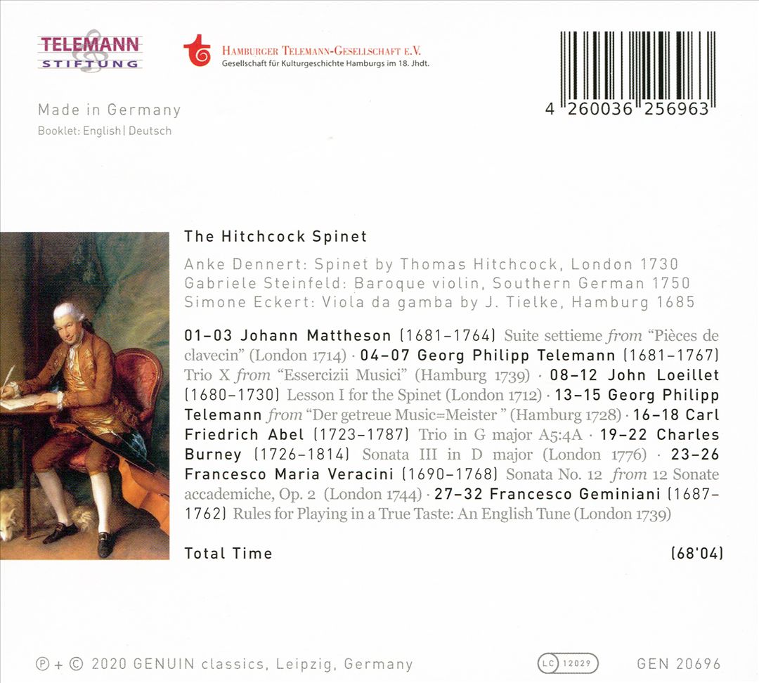 Hitchcock Spinet cover art