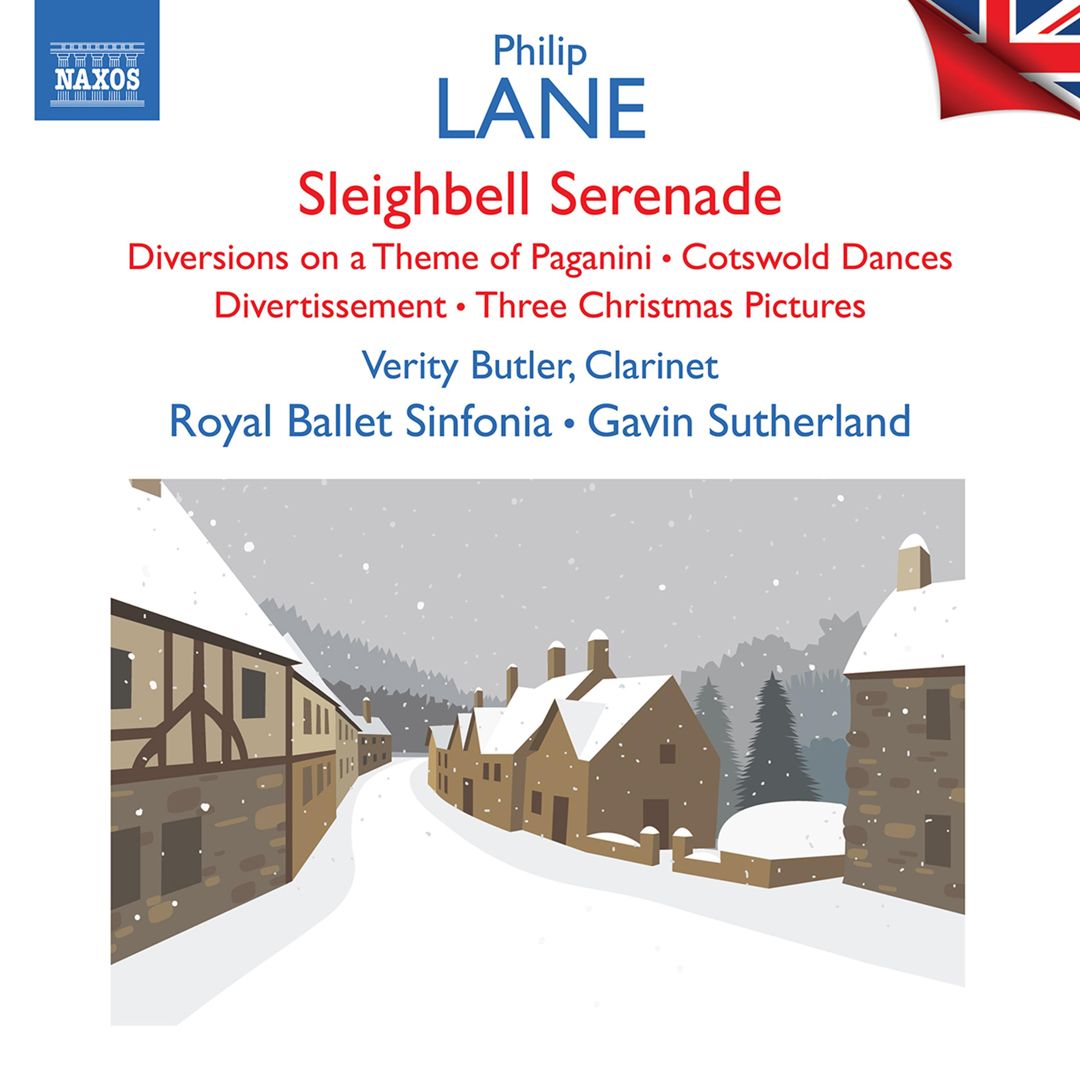 Lane: Sleighbell Serenade; Diversions on a Theme of Paganini; Cotswold Dances cover art
