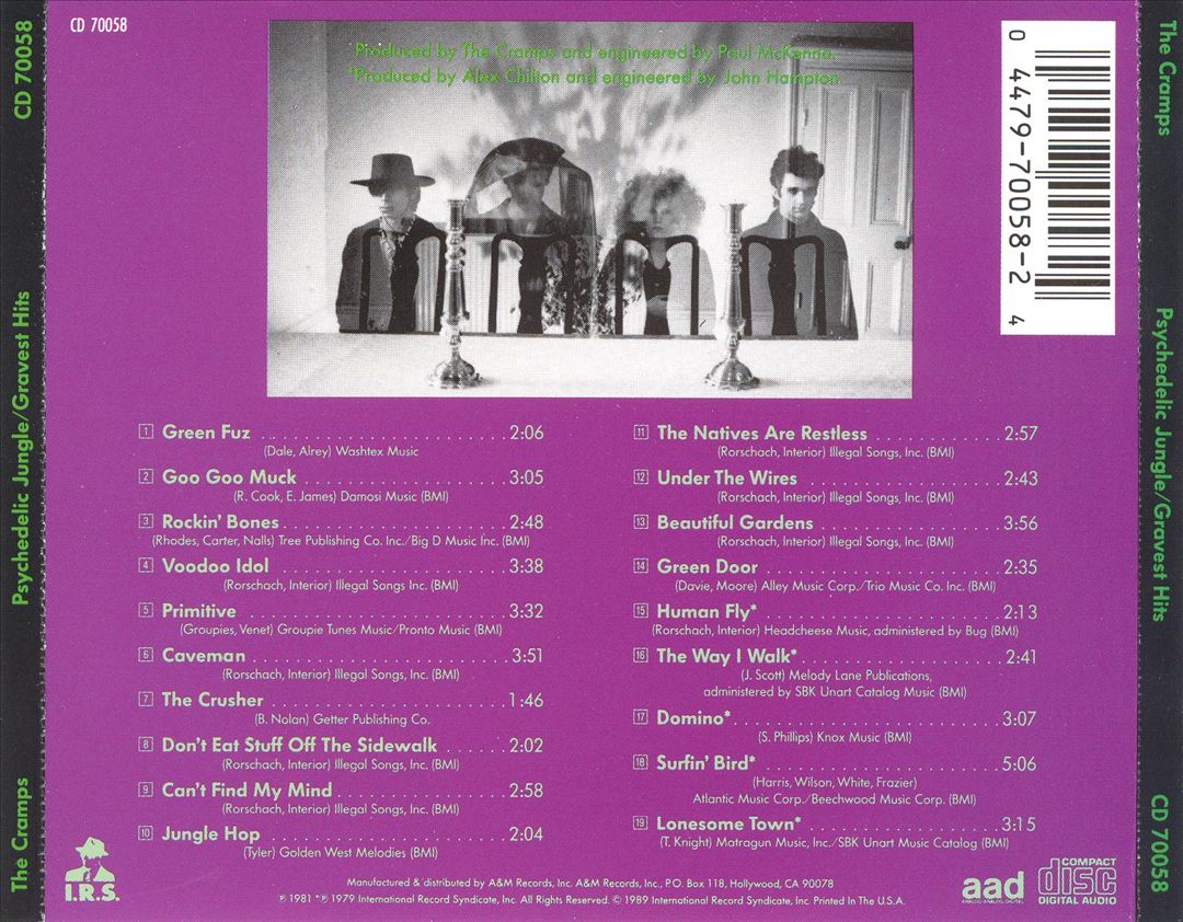 Psychedelic Jungle/Gravest Hits cover art