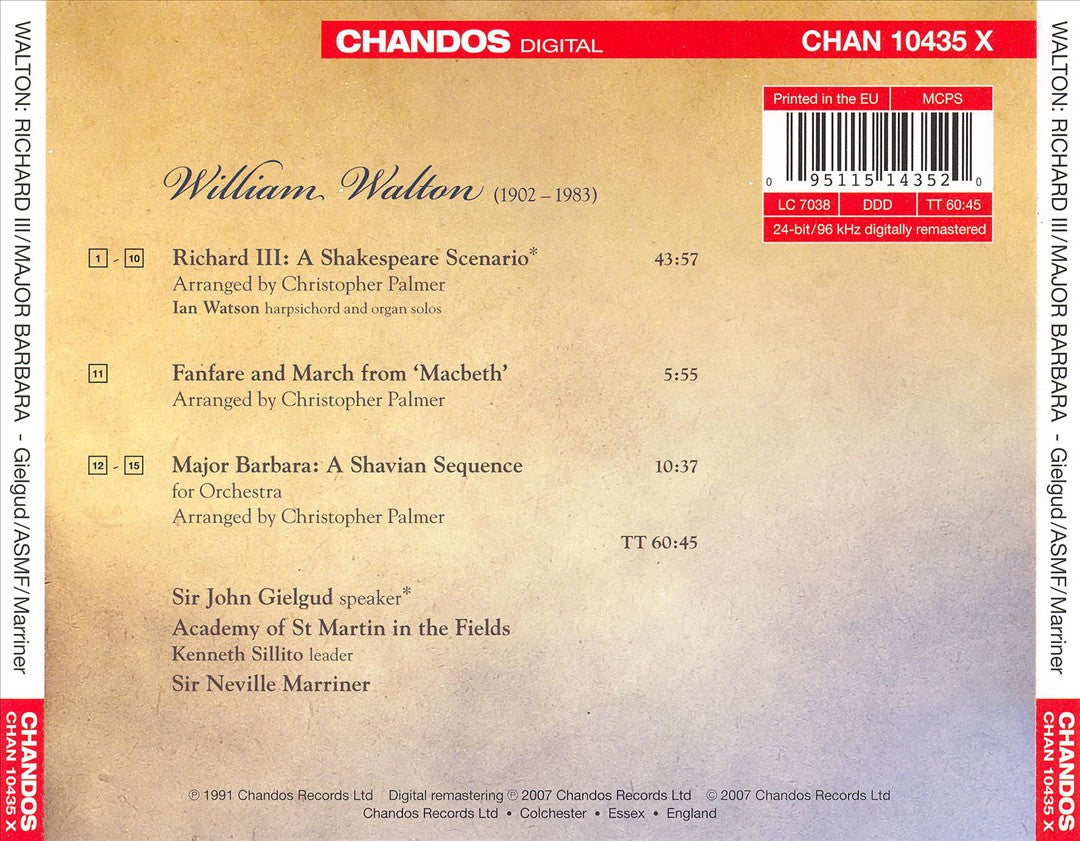 Sir William Walton's Film Music, Vol. 4 cover art