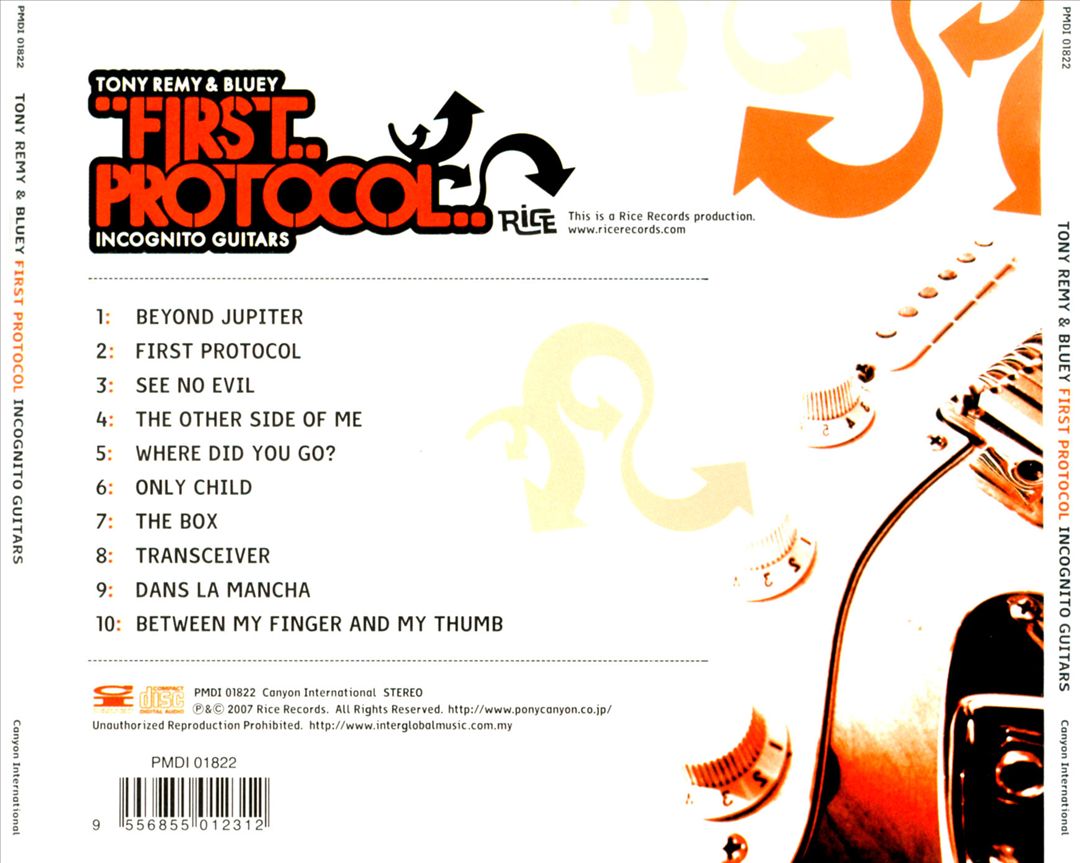 First Protocol: Incognito Guitars cover art