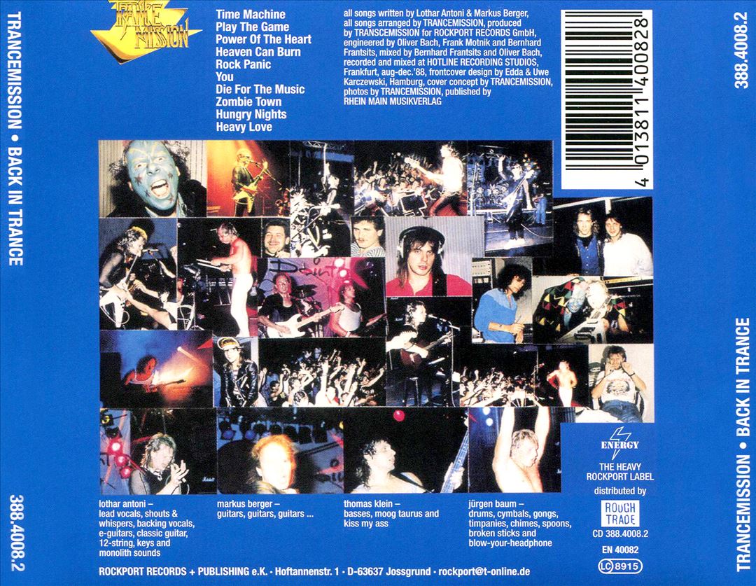 Back in Trance cover art