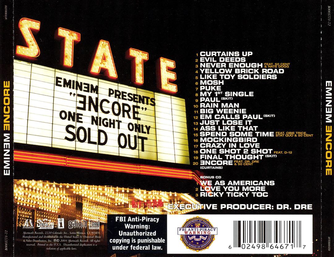 Encore cover art