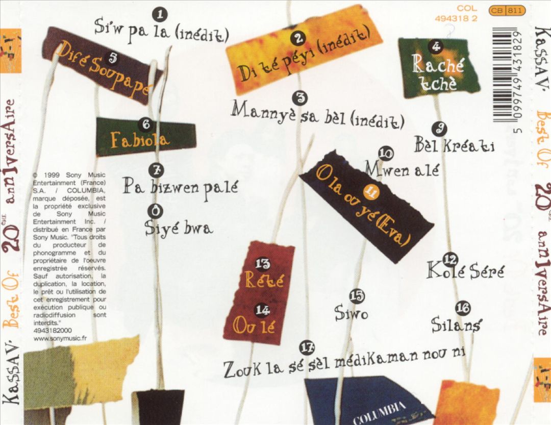 Meilleur de Kassav': Best of 20eme Anniversaire cover art