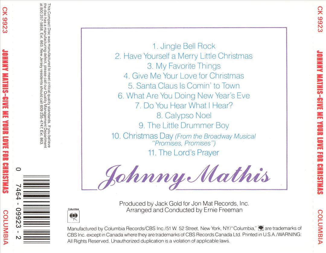 Give Me Your Love for Christmas cover art