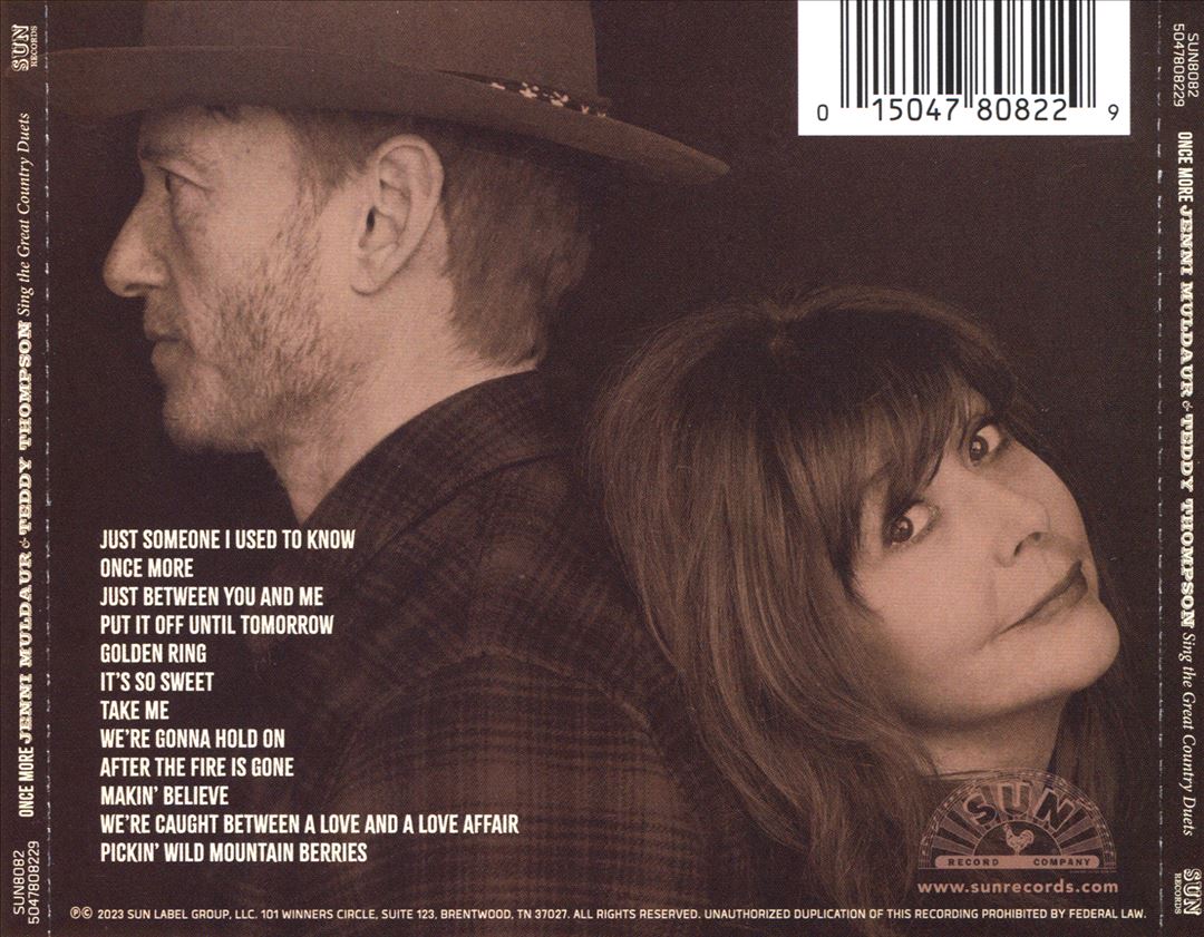 Once More: Jenni Muldaur & Teddy Thompson Sing the Great Country Duets cover art