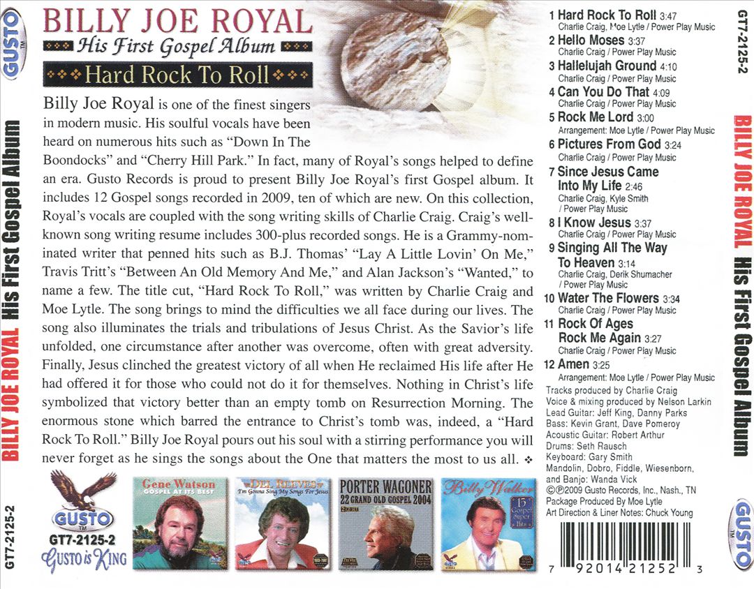His First Gospel Album: Hard Rock to Roll cover art