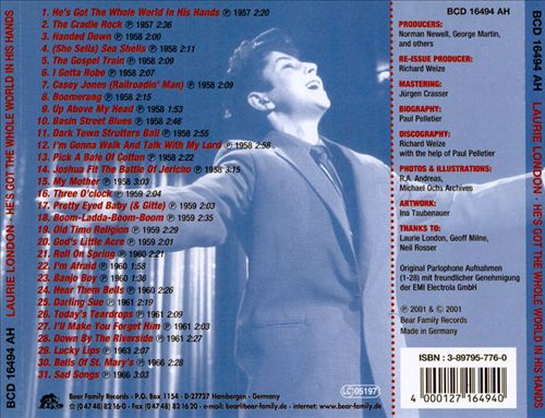 He's Got the Whole World in His Hands cover art