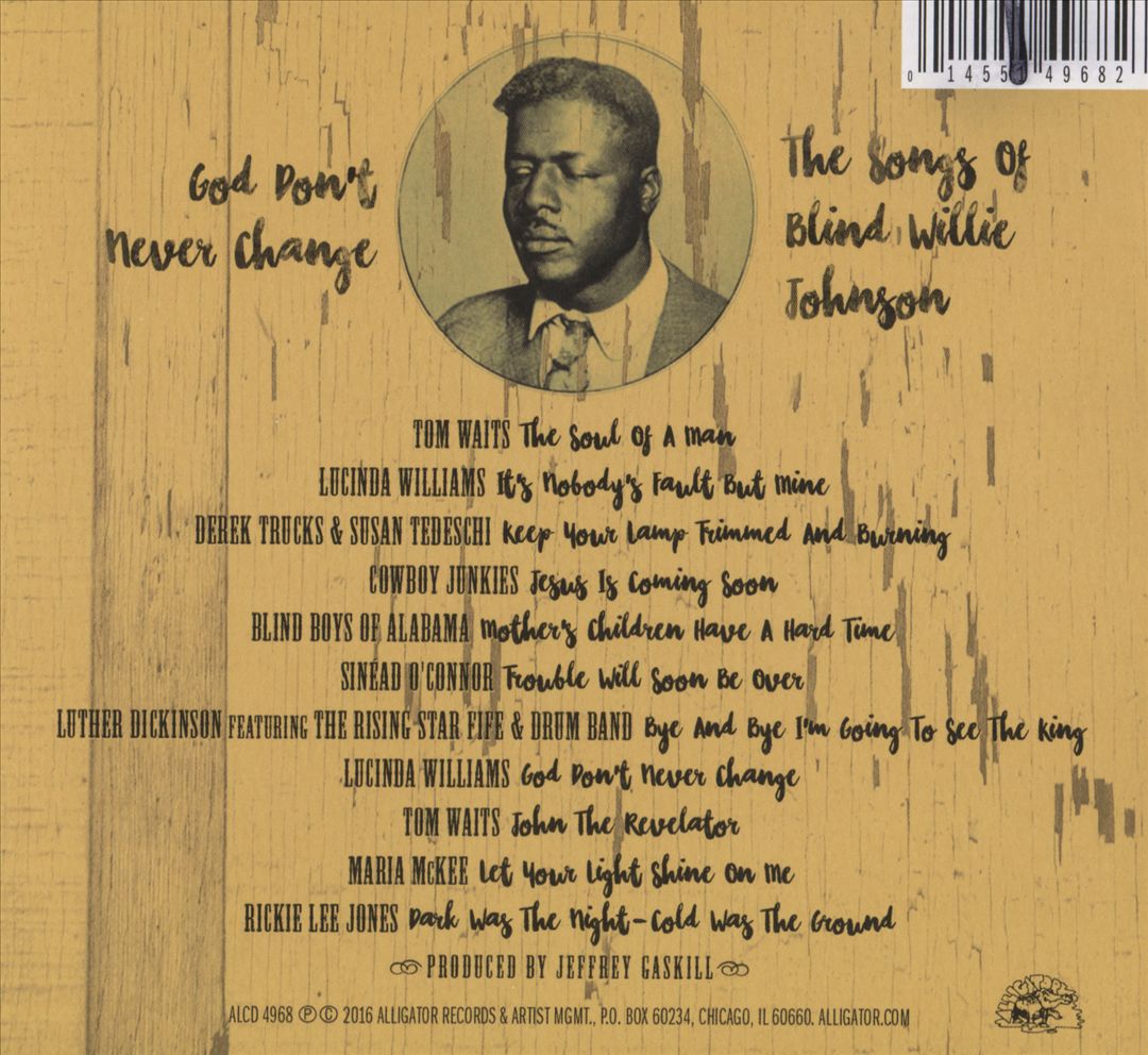 God Don't Never Change: The Songs of Blind Willie Johnson cover art