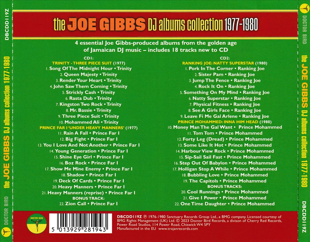 Joe Gibbs DJ Albums Collection cover art