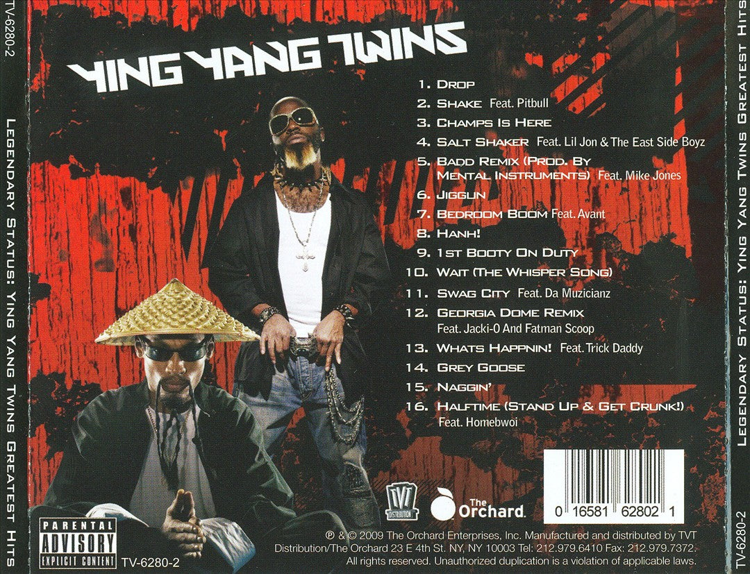 Legendary Status: Ying Yang Twins Greatest Hits cover art