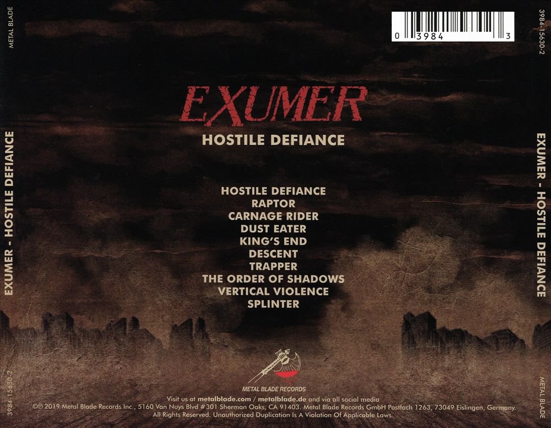 Hostile Defiance cover art