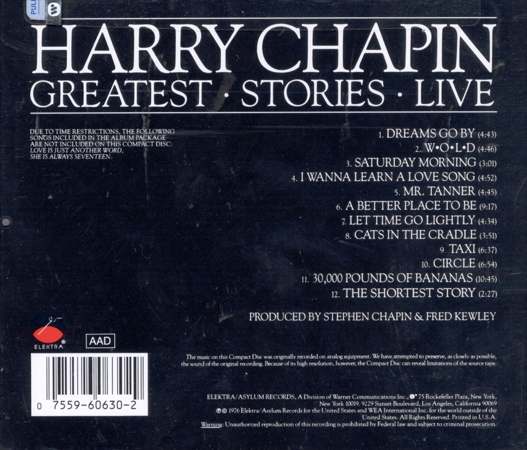 Greatest Stories Live cover art